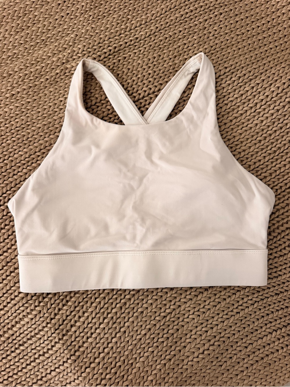 Fabletics Sports Bra - Cream